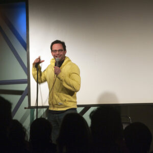 Nick Kroll doing stand up