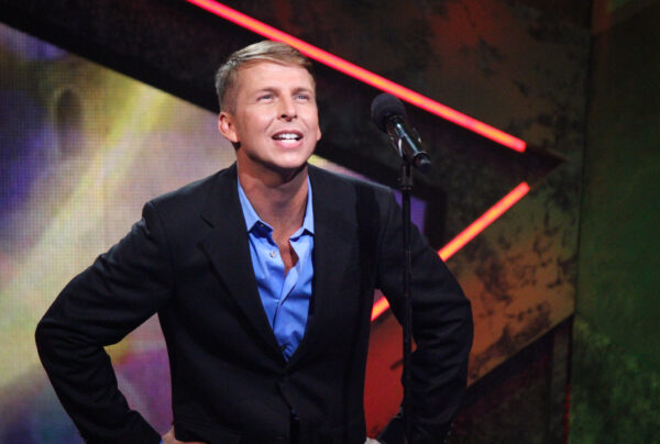 Jack McBrayer on stage