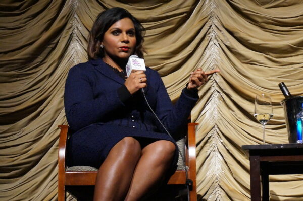 Mindy Kaling on stage